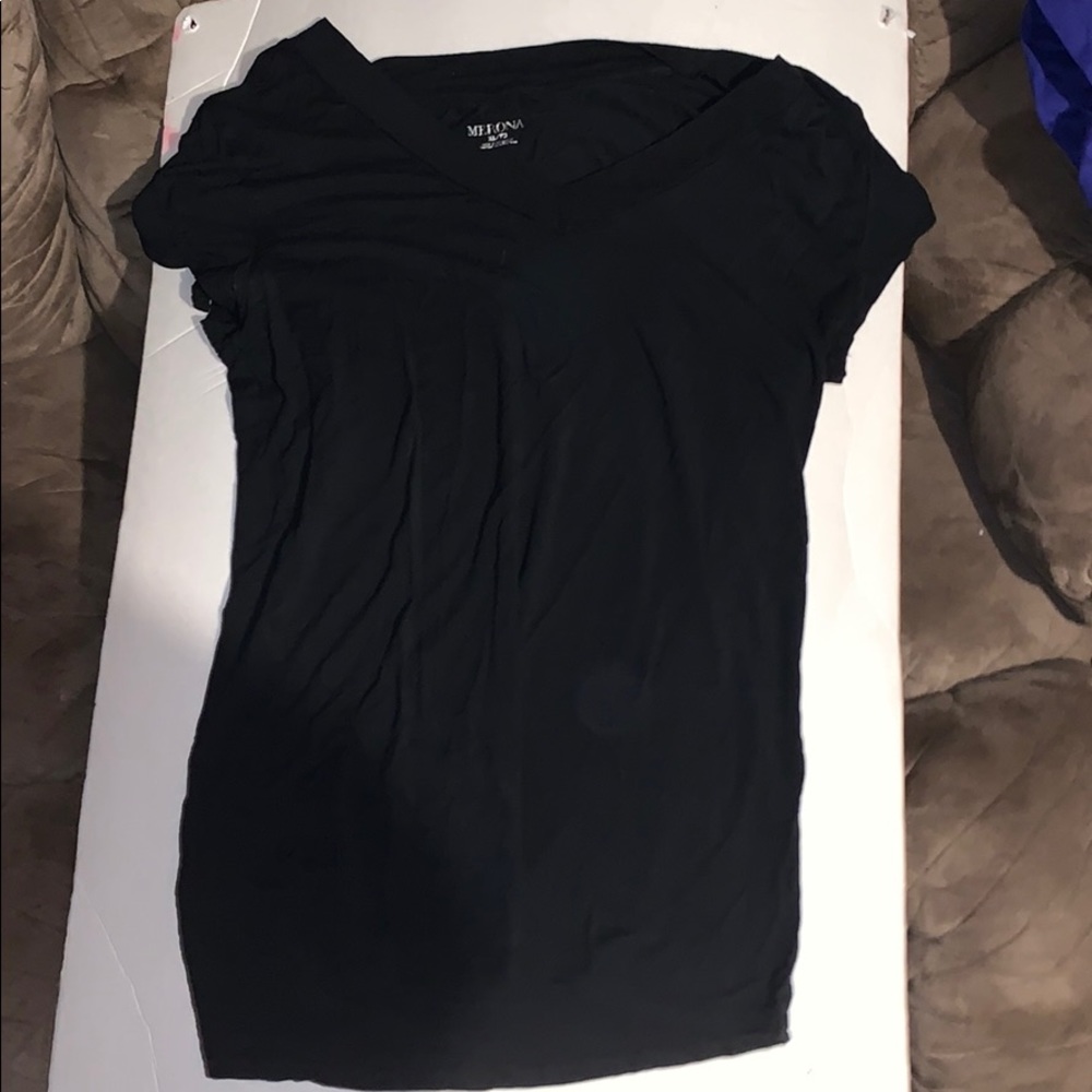 Soft Black V neck shirt